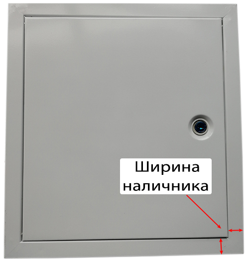 Бабушкина радость :-) с магнитом 325*480, RAL 9003 матовый, Толщина двери 0.7 мм, Толщина рамы 0.7 мм, ширина наличника 10 мм, Оцинкованная сталь