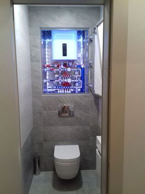 Люк под плитку Нажимной Железяка, 2 створки Люк под плитку Нажимной Железяка, 2 створки