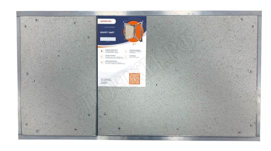 Люк под плитку Нажимной Секрет-Лайт 2 створки 1050*400 Люк под плитку Нажимной Секрет-Лайт 2 створки 1050*400