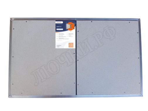 Люк под плитку Секрет 3.0, 2 створки 1200*600, Съемная перегородка Люк под плитку Секрет 3.0, 2 створки 1200*600, Съемная перегородка