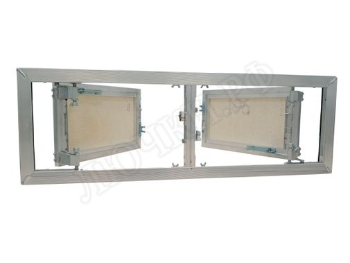 Люк под плитку Секрет 3.0, 2 створки 1200*600, Съемная перегородка Люк под плитку Секрет 3.0, 2 створки 1200*600, Съемная перегородка