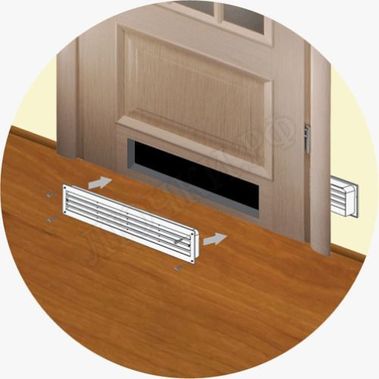 Решетка пластиковая Серия МВ 430/2 ( двойная ) дуб светлый Решетка пластиковая Серия МВ 430/2 ( двойная ) дуб светлый