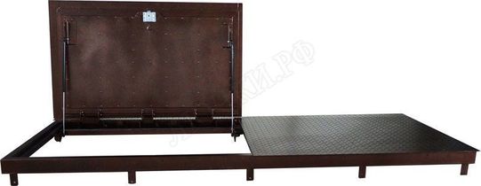 Напольный люк Дворник Уголок, алюминиевый рифленый лист, 2 створки 800*2400 Напольный люк Дворник Уголок, алюминиевый рифленый лист, 2 створки 800*2400