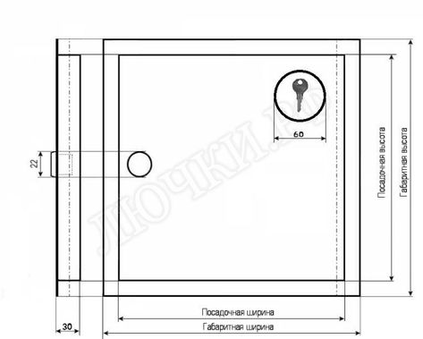 Люк сантехнический пожарный Люк сантехнический пожарный