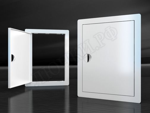 Люк сантехнический пластиковый с ручкой 150*300 Люк сантехнический пластиковый с ручкой 150*300