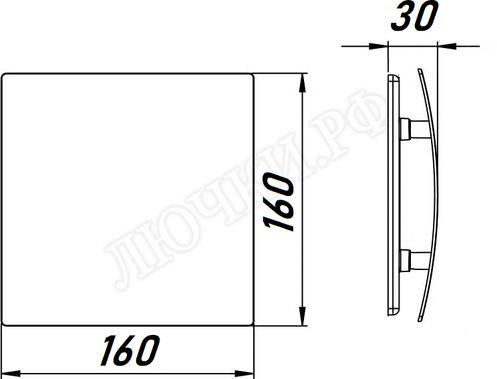 Вытяжной вентилятор Awenta System+, Silent, 100, KWS100M, PECB100P, Чёрный глянцевый, пластик Вытяжной вентилятор Awenta System+, Silent, 100, KWS100M, PECB100P, Чёрный глянцевый, пластик