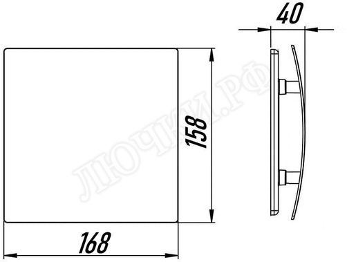 Вытяжной вентилятор Awenta System+, Silent, 100, KWS100M, PEG100, Белый матовый, стекло Вытяжной вентилятор Awenta System+, Silent, 100, KWS100M, PEG100, Белый матовый, стекло