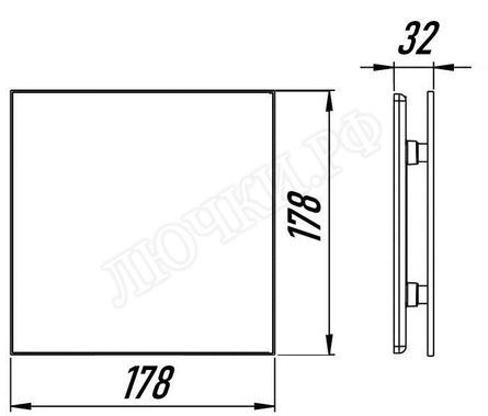 Вытяжной вентилятор Awenta System+, Turbo, 125, KWT125CTR, PTGR125M, Красный матовый, стекло Вытяжной вентилятор Awenta System+, Turbo, 125, KWT125CTR, PTGR125M, Красный матовый, стекло