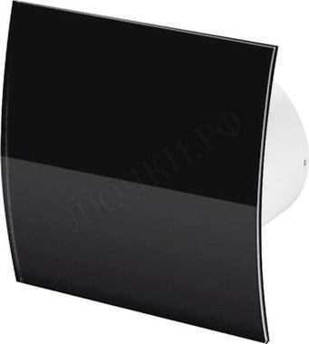 Вытяжной вентилятор Awenta System+, Silent, 100 KWS100M, Escudo, PECB100P, Чёрный глянцевый, пластик Вытяжной вентилятор Awenta System+, Silent, 100 KWS100M, Escudo, PECB100P, Чёрный глянцевый, пластик